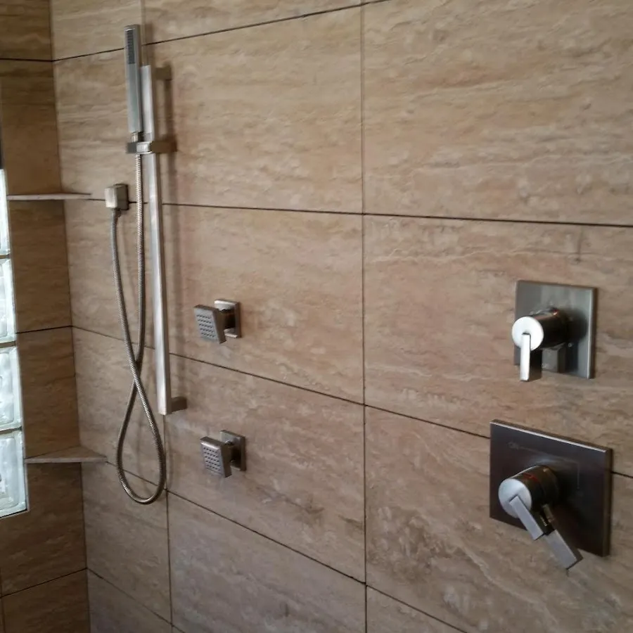Shower fixture installation for Water Heater Replacement in Richmond Heights